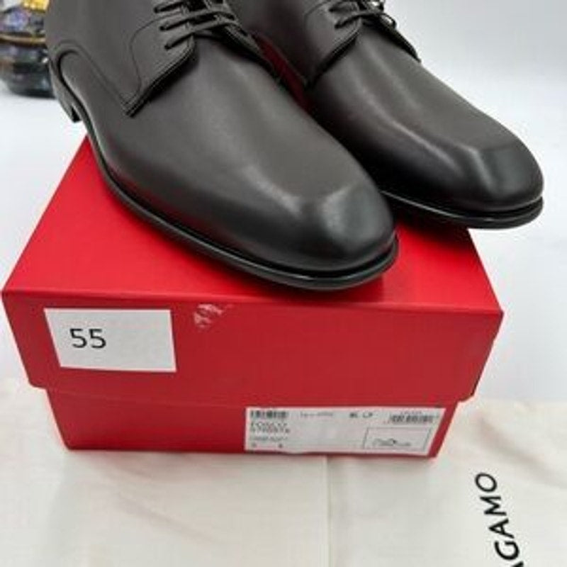 Men's Salvatore Ferragamo Fosco Leather Oxford's size 9E made in Italy
