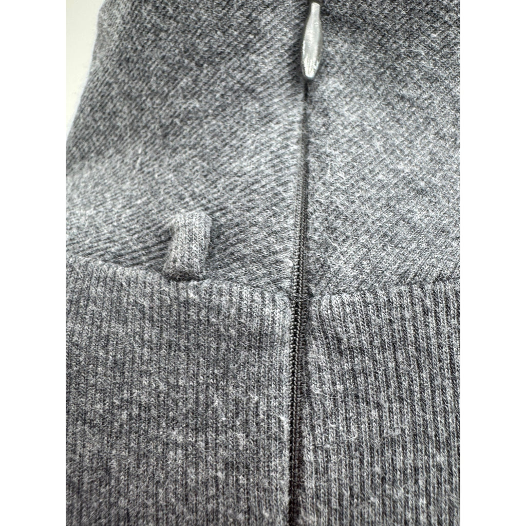 Brunello Cucinelli Grey Knit Mock Turtleneck Mini Dress Size XL Fits Size M