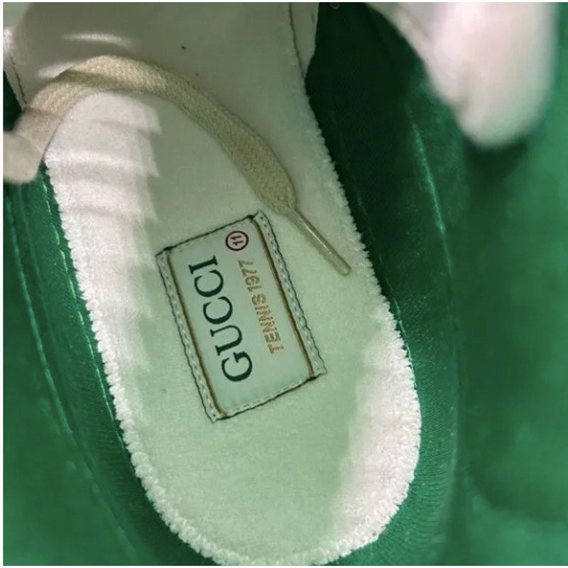 Men's Gucci tennis 1977 high top sneakers size 11 made in Italy