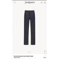 Saint Laurent 90'S SLIM JEANS IN RAW INDIGO DENIM NWT’s, Sz 31/8 Sold Out on YSL
