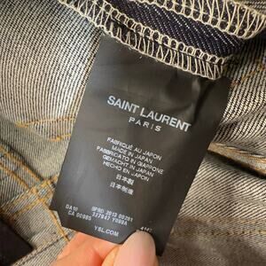 Saint Laurent 90'S SLIM JEANS IN RAW INDIGO DENIM NWT’s, Sz 31/8 Sold Out on YSL