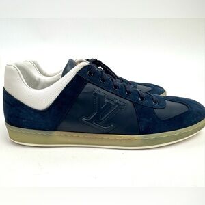 Men’s Louis Vuitton “OFFSHORE”bicolor navy blue LV 8.5 FITS US 9.5, FR 42.5 VNDS