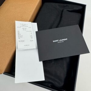 Men’s Saint Laurent Court Classic SL/06 Sneakers-blue star appliqués. Size 43.5